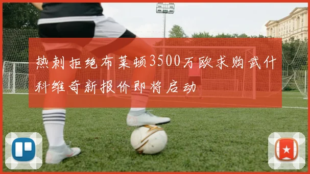 热刺拒绝布莱顿3500万欧求购武什科维奇新报价即将启动